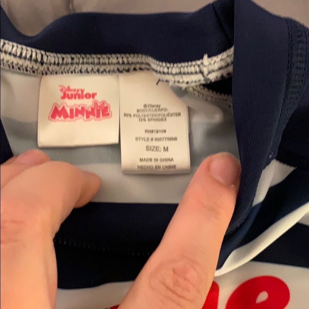 Brand New Minnie Mouse Swimsuit size M for girls - Picture 3 of 5